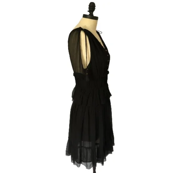 Ulla Johnson x Barneys Silk Georgette Noelle Dress